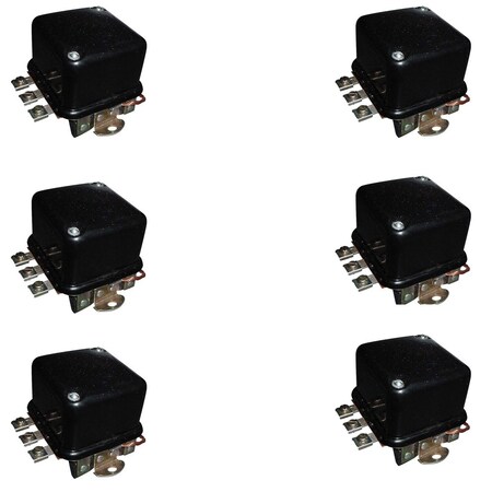 Aic Replacement Parts 6 Volt Voltage Regulator Fits IH Fits FARMALL Fits Cub Loboy C H M I6 W4 350 100 ELP50-0024_x6